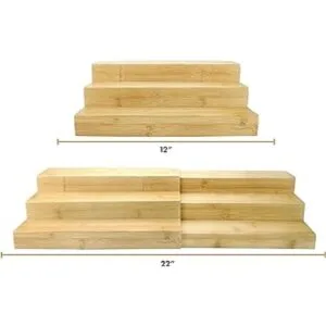 RoyalHouse Organizador expandible de bambú para especias