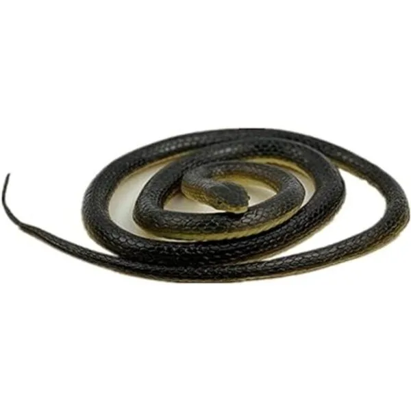 Serpiente de goma realista 2 piezas serpiente falsa de_3