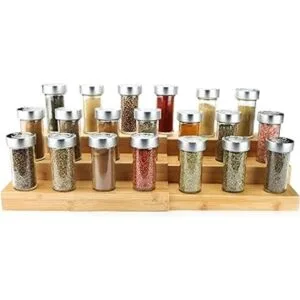 RoyalHouse Organizador expandible de bambú para especias