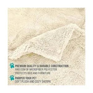 PetAmi Manta de forro polar impermeable para perros_3