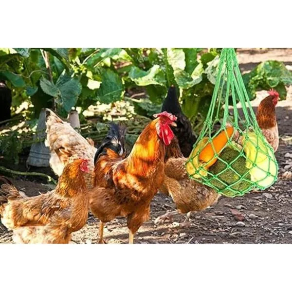 CooShou Bolsa de cuerda de pollo y verduras para aves de_5