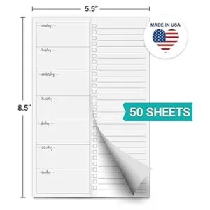 321Done Planificador semanal con bloc de notas de lista de_2