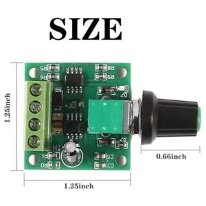 1.8v 3v 5v 6v 7.2v 12v 2A 30W bajo voltaje DC controlador