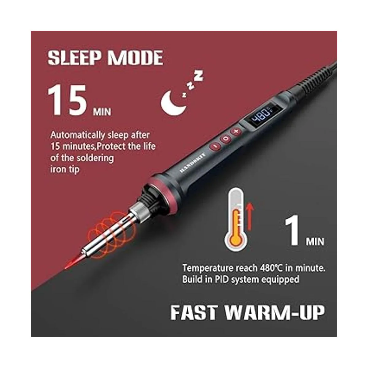 Kit de soldador electrónico actualizado soldador de 110