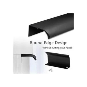 Qjaiune Tirador negro con borde de dedo de 3.150 in3.15