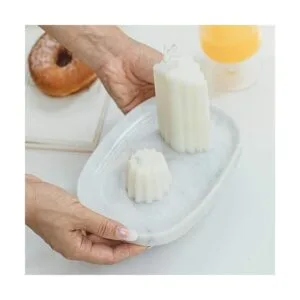 JIMEI Bandeja decorativa de mármol para tocador_6