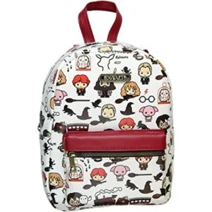 Harry Potter Allover Chibi Character Pattern Faux Leather_1