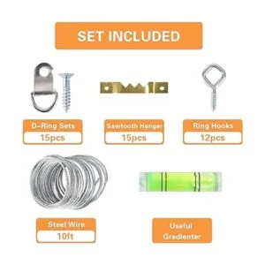 Hongway Juego de 276 piezas para colgar imágenes surtido