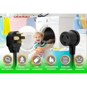 Adaptador de secadora de 3 puntas a 4 puntas adaptador de