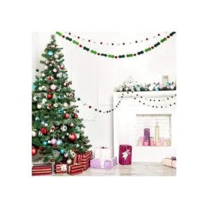 Guirnalda de bolas de fieltro guirnalda de fieltro