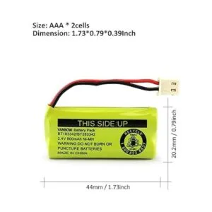 BT183342BT283342 2.4V 800mAh NiMH compatible con_2
