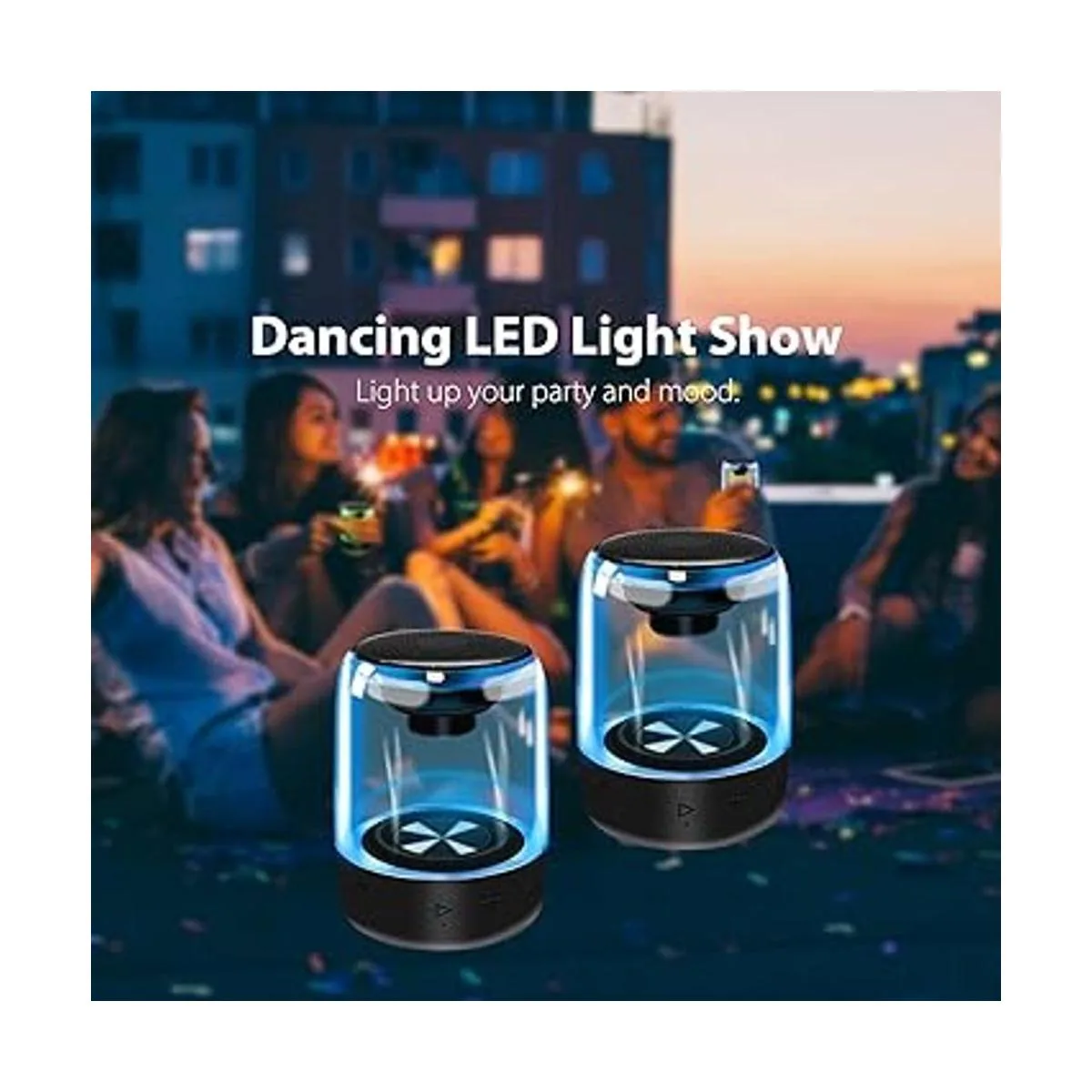 MEGATEK Altavoces Bluetooth portátiles impermeables T4Pro_2