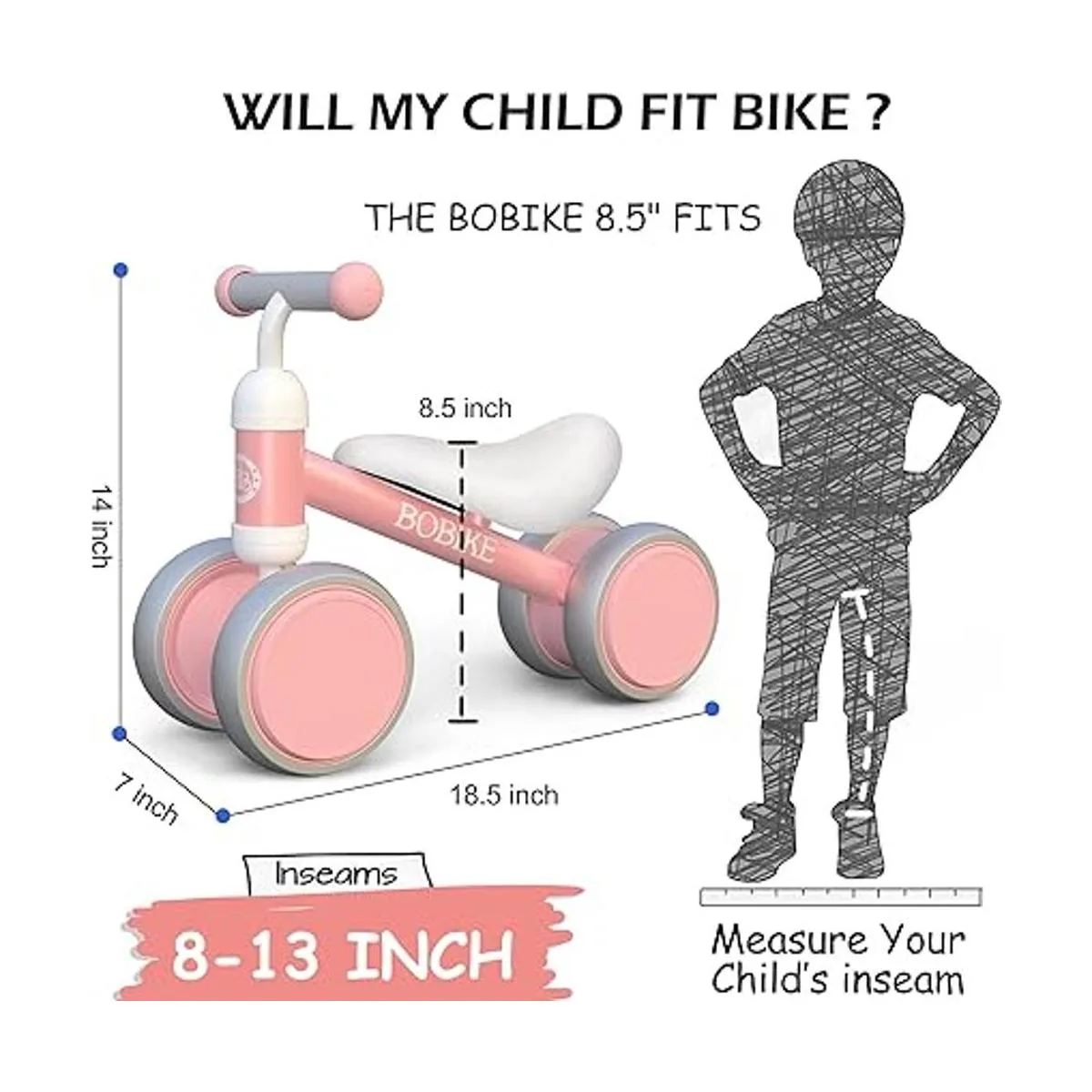 Bobike Bicicleta de equilibrio para bebés juguete para_2