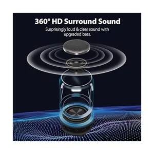 MEGATEK Altavoces Bluetooth portátiles impermeables T4Pro_5