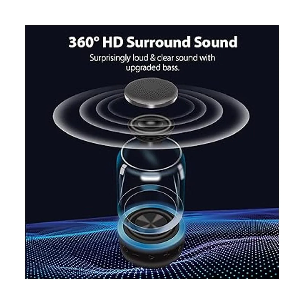 MEGATEK Altavoces Bluetooth portátiles impermeables T4Pro_5