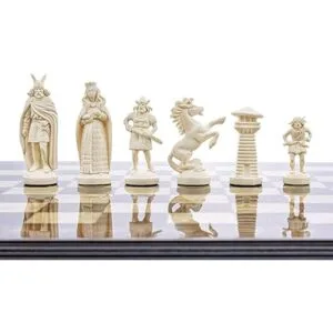 Juego de ajedrez Viking Tabla de ajedrez BW Tamaño_2