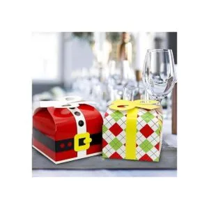 JOYIN 24 cajas de regalo de Navidad 3D con lazo para las_4