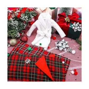 Skylety 2 sacos de dormir navideños accesorio para muñeca