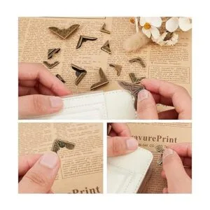 PH PandaHall Esquinas de libro 60 unidades de 15 estilos