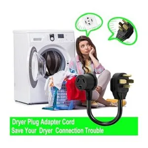 Adaptador de secadora de 3 puntas a 4 puntas adaptador de