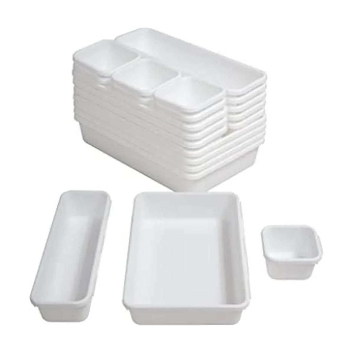 BYCY Juego de 18 bandejas de organizadores de cajones_1