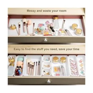 BYCY Juego de 18 bandejas de organizadores de cajones_4