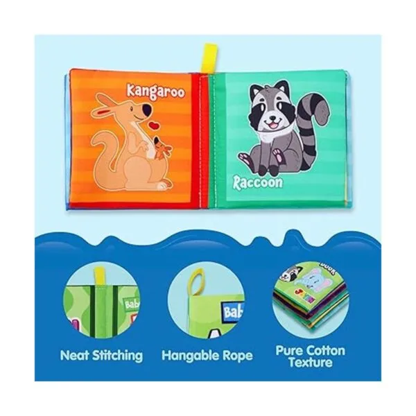 JOYIN 12 libros de baño para bebés tela no tóxica suave_5