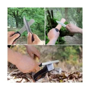 SHARPAL Piedra de afilar diamante de doble grano 127N con_4