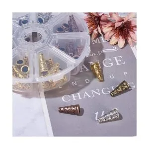 PH PandaHall 80 conos de aretes de 4 colores para hacer