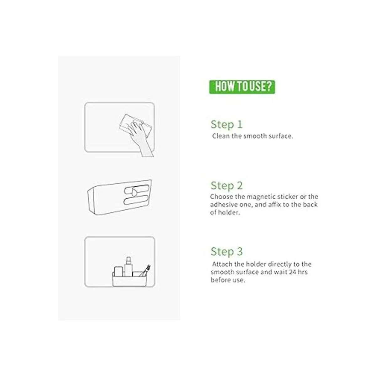 LOUKIN Soporte magnético y adhesivo bandeja de accesorios_5