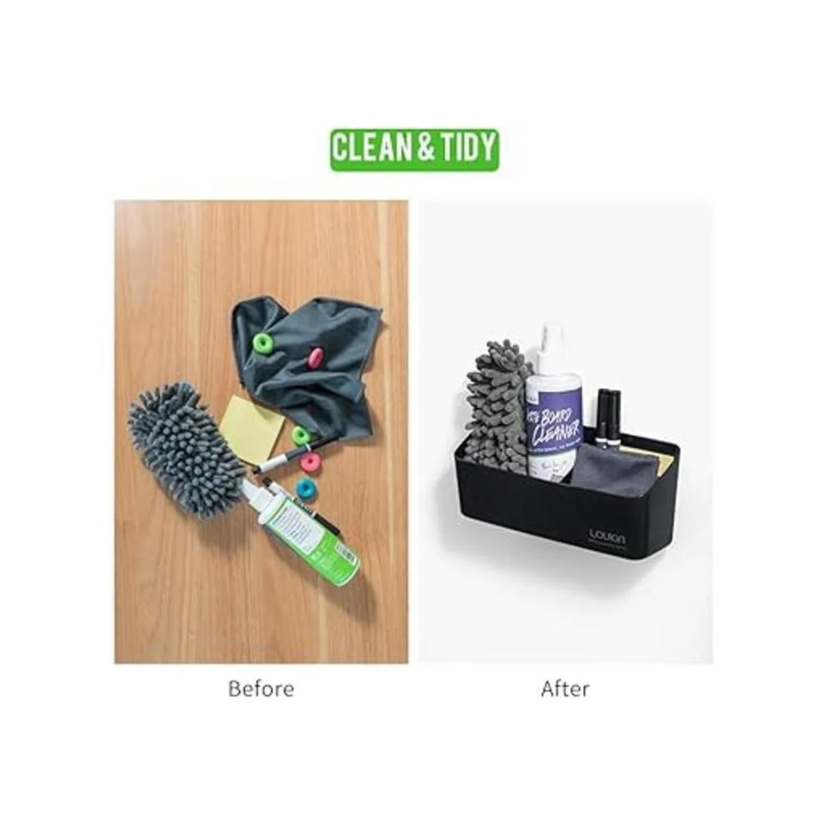 LOUKIN Soporte magnético y adhesivo bandeja de accesorios_2