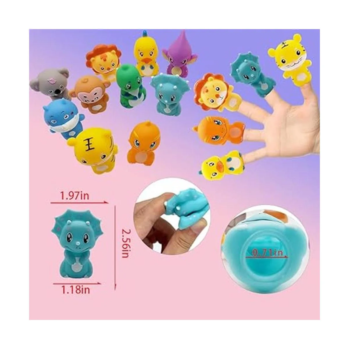 Kakaluote Marionetas de dedo para niños juguetes de manos_2