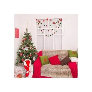 Guirnalda de bolas de fieltro guirnalda de fieltro