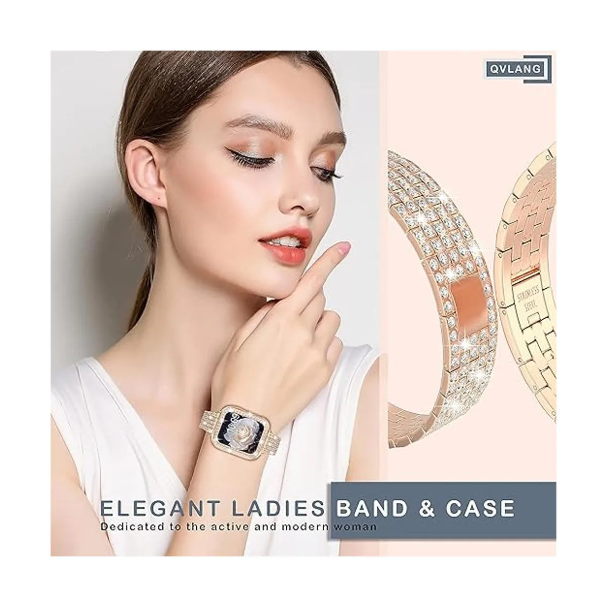 QVLANG Correa para Apple Watch de 1.496 in 1.575 in_5