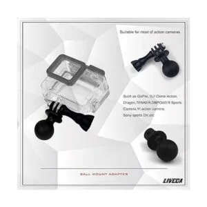 Adaptador de montaje de bola para cámara deportiva Gopro_2