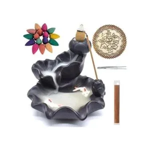 Soporte de incienso de cerámica para retorno quemador de