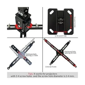 Soporte de proyección de pared o techo con altura_4