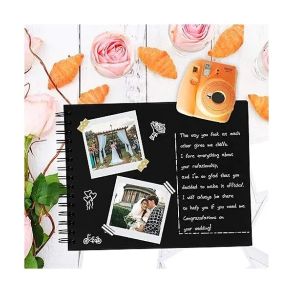 Libro de visitas de boda para fotos Polaroid 80 páginas en