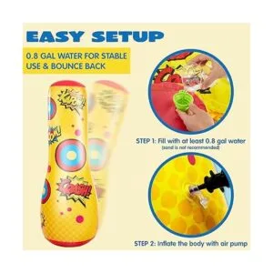 Paquete de 2 protectores inflables bolsa de boxeo para_6