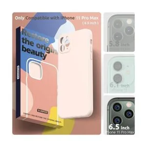 SURPHY Funda de silicona cuadrada compatible con iPhone_2