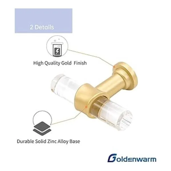 Goldenwarm Tirador de gabinete de acrílico para cocina_5