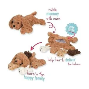 Pixiecrush Peluches de animales de cachorro para niñas de_2