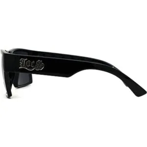 Locs Squared Rectangular Cholo Gangster All Black Gafas de_2