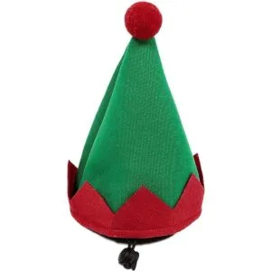 Mogoko Disfraz de elfo de Navidad para perro gato
