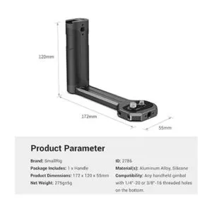 SMALLRIG Mango lateral de aluminio para DJI RoninSSCRS_2