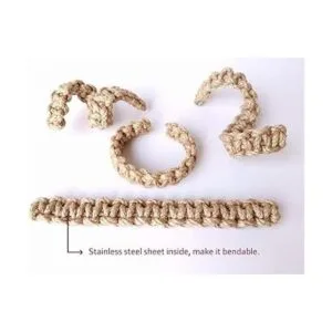 Juego de 4 lazos de cortina trenzados para cortinas_4