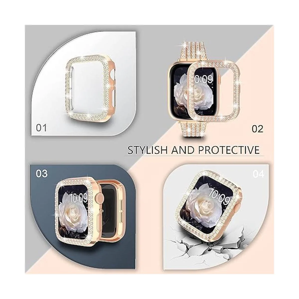 QVLANG Correa para Apple Watch de 1.496 in 1.575 in_4