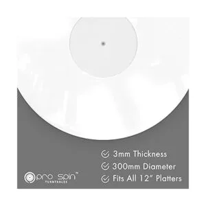 PRO SPIN Tapete acrílico para tocadiscos vintage de vinilo_2