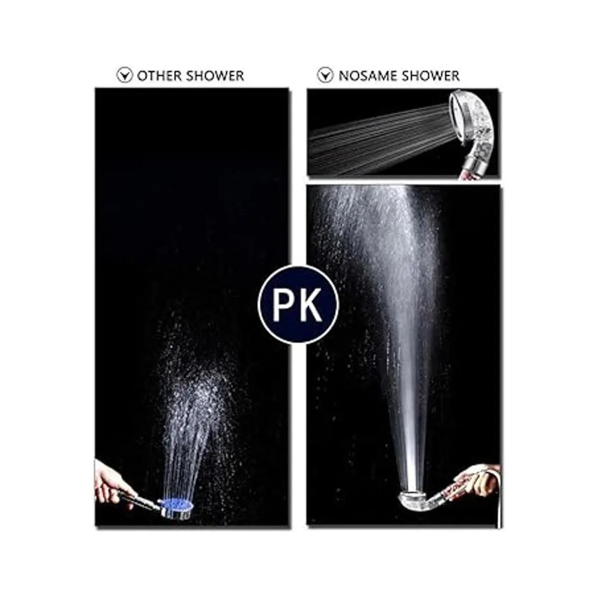 Nosame Cabezal de ducha filtro de filtración de alta