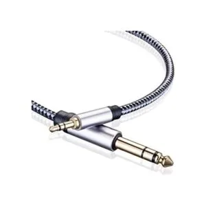 Cable de audio estéreo de 0.138 in a 0.250 in 5.9 ft_1